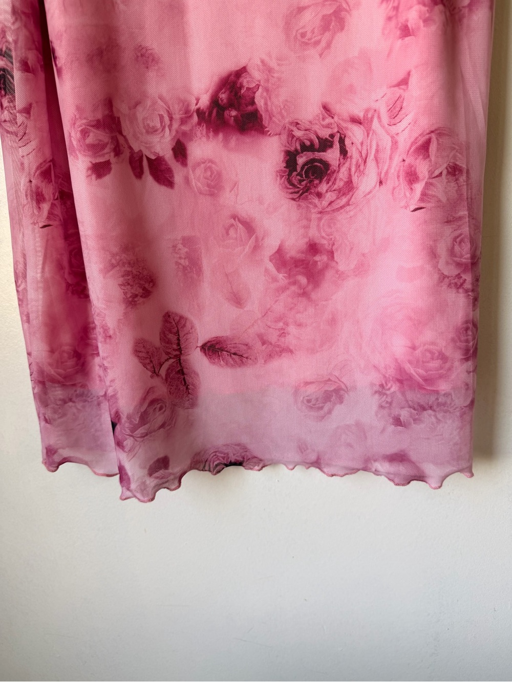 Floral Renaissance angel  print maxi skirt - Picture 7 of 10